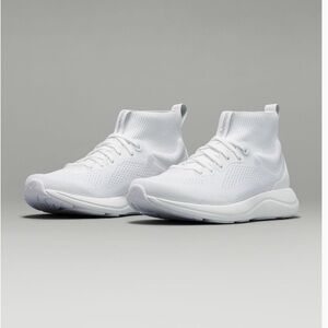 Lululemon Chargefeel mid workout shoes.